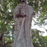 Estatua pedestre del fray Juan Ramos de Lora. Patrimonio cultural de la ciudad de Mérida, estado Mérida. Venezuela.