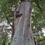 Estatua pedestre del fray Juan Ramos de Lora. Patrimonio cultural de la ciudad de Mérida, estado Mérida. Venezuela.