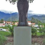 Estatua pedestre del fray Juan Ramos de Lora. Patrimonio cultural de la ciudad de Mérida, estado Mérida. Venezuela.