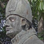 Estatua pedestre del fray Juan Ramos de Lora. Patrimonio cultural de la ciudad de Mérida, estado Mérida. Venezuela.