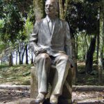 Estatua de Humberto Tejera. Patrimonio cultural del estado Mérida, Venezuela.