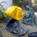 La bacante, el monumento a Montes de Oca y Pandora están resguardadas en el Acuario de Valencia. Estado Carabobo. Patrimonio cultural de Venezuela en peligro.