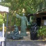 La bacante, el monumento a Montes de Oca y Pandora están resguardadas en el Acuario de Valencia. Estado Carabobo. Patrimonio cultural de Venezuela en peligro.