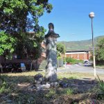 Busto de Benedicto Monsalve. Plazoleta Benedicto Monsalve, Mérida. Patrimonio cultural de Venezuela en riesgo.