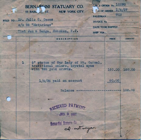 Fiesta de la Virgen del Carmen en Güiria, estado Sucre. Patrimonio inmaterial de Venezuela.