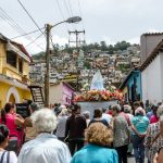 Procesión de la Virgen del Carmen, El Calvario, municipio El Hatillo, Caracas. Fotografía Luis Chacín, 21 de julio de 2018.