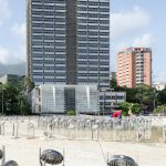 Fuente Venezuela, Plaza Venezuela, Caracas. Fotografía Luis Chacín, julio 2018.