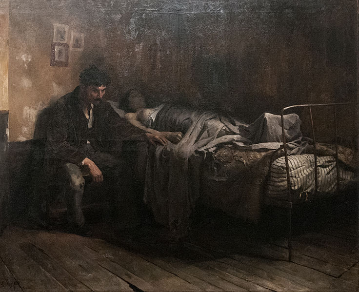 La_miseria_(1886)._Cristobal_Rojas