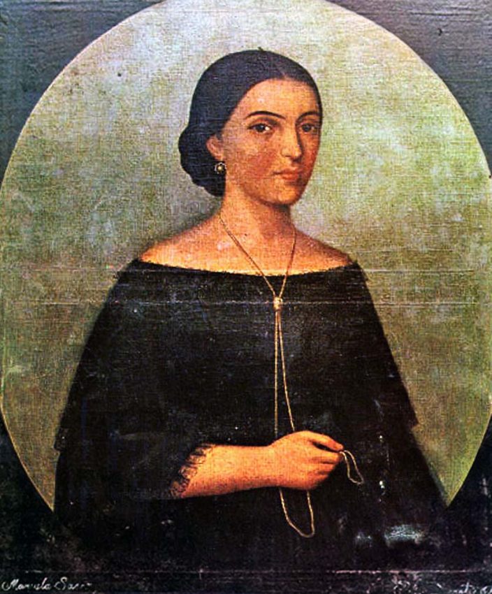 Busto de Manuelita Sáenz / Monumento a Manuela Sáenz Aizpuru. Patrimonio cultural de la ciudad de Mérida, Venezuela.