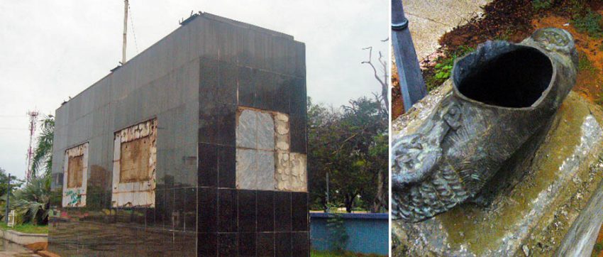 Parque La Marina o Mirador del Lago., Maracaibo, estado Zulia. Patrimonio cultural de Venezuela en peligro.