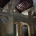 Techumbre y estructura interna del templo San Felipe Neri. Maracaibo, Zulia. Foto Wilmer Villalobos, octubre de 2018. Monumento Nacional, patrimonio cultural de Venezuela en peligro.