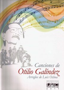 Portada del libro Canciones de Otilio Galindez