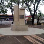 Roban escultura de Ezequiel Zamora, en Barinas. Foto Marinela Araque, marzo de 2019.